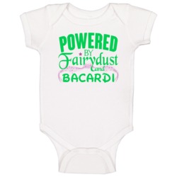 Powered By Fairydust And Bacardi Funny Fairy Drinking Party Baby One P Powered By Fairydust And Bacardi Funny Fairy Drinking Party Baby One P
