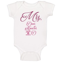 Mrs Deer Hunter 3d Favorite Video Game Cool Fan Baby One Piece Mrs Deer Hunter 3d Favorite Video Game Cool Fan Baby One Piece