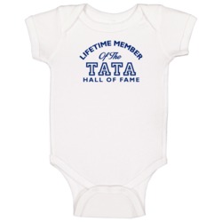Tata Lifetime Member Hall Of Fame Father's Day Gift Baby One Piece Tata Lifetime Member Hall Of Fame Father's Day Gift Baby One Piece