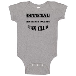 Lieutenant Columbo Nbc Mystery Movie Tv Fan Club Baby One Piece Lieutenant Columbo Nbc Mystery Movie Tv Fan Club Baby One Piece