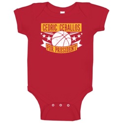 Cedric Ceballos For President Miami Basketball Player Funny Sports Fan Cedric Ceballos For President Miami Basketball Player Funny Sports Fan