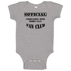 Foodnation With Bobby Flay Tv Show Fan Club Baby One Piece Foodnation With Bobby Flay Tv Show Fan Club Baby One Piece