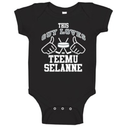 This Guy Loves Teemu Selanne Anaheim Hockey Fan Sports T Shirts Baby O This Guy Loves Teemu Selanne Anaheim Hockey Fan Sports T Shirts Baby O
