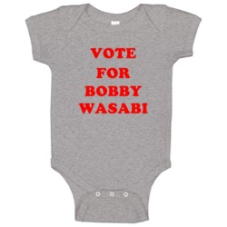Vote For Bobby Wasabi Tv Show Kickin' It Baby One Piece Vote For Bobby Wasabi Tv Show Kickin' It Baby One Piece