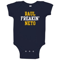 Raul Neto Freakin Favorite Utah Basketball Player Fan Baby One Piece Raul Neto Freakin Favorite Utah Basketball Player Fan Baby One Piece