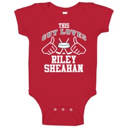 This Guy Loves Riley Sheahan Detroit Hockey Fan Sports T Shirts Baby O