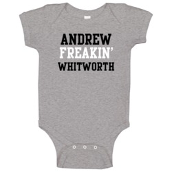 Andrew Freakin' Whitworth Cincinnati Football Player Cool Fan Baby One Andrew Freakin' Whitworth Cincinnati Football Player Cool Fan Baby One