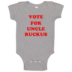 Vote For Uncle Ruckus Tv Show The Boondocks Baby One Piece Vote For Uncle Ruckus Tv Show The Boondocks Baby One Piece