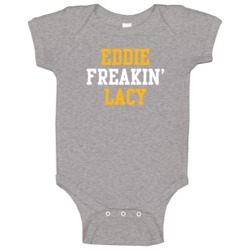 Eddie Freakin' Lacy Green Bay Football Player Cool Fan Baby One Piece Eddie Freakin' Lacy Green Bay Football Player Cool Fan Baby One Piece