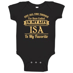 Being Called Isa Finnish Dad Is My Favorite Father's Day Gift Baby One Being Called Isa Finnish Dad Is My Favorite Father's Day Gift Baby One