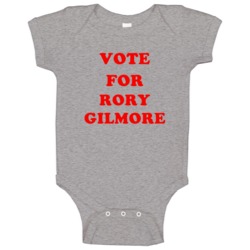 Vote For Rory Gilmore Tv Show Gilmore Girls Baby One Piece Vote For Rory Gilmore Tv Show Gilmore Girls Baby One Piece