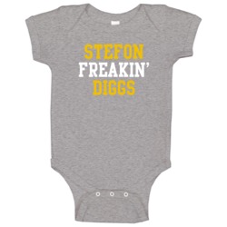 Stefon Freakin' Diggs Minnesota Football Player Cool Fan Baby One Piec Stefon Freakin' Diggs Minnesota Football Player Cool Fan Baby One Piec