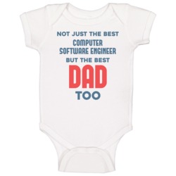 Computer Software Engineer And Best Dad Too Job Parent Father's Day Gi Computer Software Engineer And Best Dad Too Job Parent Father's Day Gi