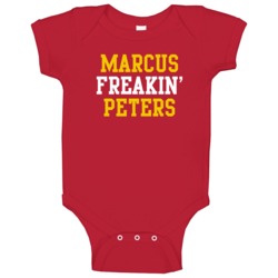 Marcus Freakin' Peters Kansas City Football Player Cool Fan Baby One P Marcus Freakin' Peters Kansas City Football Player Cool Fan Baby One P