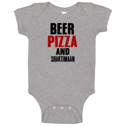 Beer Pizza And Shaktimaan Tv Show Baby One Piece Beer Pizza And Shaktimaan Tv Show Baby One Piece