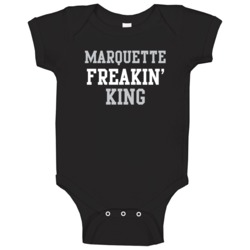 Marquette Freakin' King Oakland Football Player Cool Fan Baby One Piec Marquette Freakin' King Oakland Football Player Cool Fan Baby One Piec