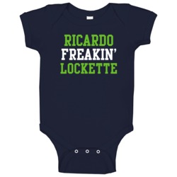 Ricardo Freakin' Lockette Seattle Football Player Cool Fan Baby One Pi Ricardo Freakin' Lockette Seattle Football Player Cool Fan Baby One Pi