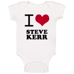 Steve Kerr I Love Heart San Antonio Basketball Texas Sports Baby One P Steve Kerr I Love Heart San Antonio Basketball Texas Sports Baby One P