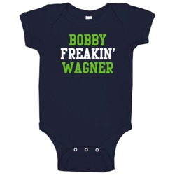 Bobby Freakin' Wagner Seattle Football Player Cool Fan Baby One Piece Bobby Freakin' Wagner Seattle Football Player Cool Fan Baby One Piece