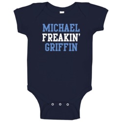 Michael Freakin' Griffin Tennessee Football Player Cool Fan Baby One P Michael Freakin' Griffin Tennessee Football Player Cool Fan Baby One P
