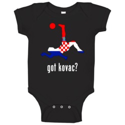 Niko Kovac Croatia Coach Kick Football Soccer World Cup Baby One Piece Niko Kovac Croatia Coach Kick Football Soccer World Cup Baby One Piece