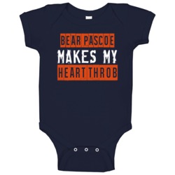 Bear Pascoe Makes My Heart Throb Chicago Football Player Cool Fan Baby Bear Pascoe Makes My Heart Throb Chicago Football Player Cool Fan Baby