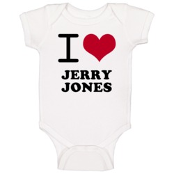 Jerry Jones I Love Heart Dallas Texas Sports Football Baby One Piece Jerry Jones I Love Heart Dallas Texas Sports Football Baby One Piece