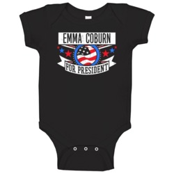 Emma Coburn For President Track 3000 M Steeplechase Olympics Funny Bab Emma Coburn For President Track 3000 M Steeplechase Olympics Funny Bab