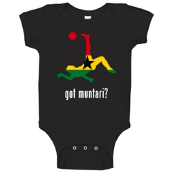Sulley Muntari Ghana Mf Kick Football Soccer World Cup Baby One Piece Sulley Muntari Ghana Mf Kick Football Soccer World Cup Baby One Piece