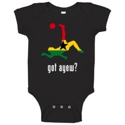 Andre Ayew Ghana Mf Kick Football Soccer World Cup Baby One Piece Andre Ayew Ghana Mf Kick Football Soccer World Cup Baby One Piece