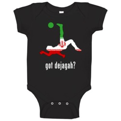 Ashkan Dejagah Iran Mf Kick Football Soccer World Cup Baby One Piece Ashkan Dejagah Iran Mf Kick Football Soccer World Cup Baby One Piece
