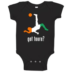Yaya Toure Ivory Coast Mf Kick Football Soccer World Cup Baby One Piec Yaya Toure Ivory Coast Mf Kick Football Soccer World Cup Baby One Piec