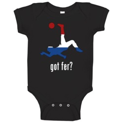 Leroy Fer Netherlands Mf Kick Football Soccer World Cup Baby One Piece Leroy Fer Netherlands Mf Kick Football Soccer World Cup Baby One Piece