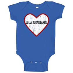 Julia Sugarbaker Designing Women Love Tv Character Baby One Piece Julia Sugarbaker Designing Women Love Tv Character Baby One Piece