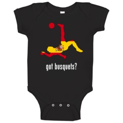 Sergio Busquets Spain Mf Black Football Soccer World Cup Baby One Piec Sergio Busquets Spain Mf Black Football Soccer World Cup Baby One Piec