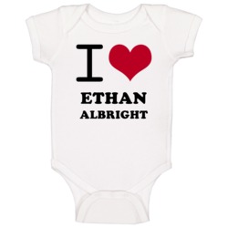 Ethan Albright Buffalo New York Football Sports I Heart Love Baby One Ethan Albright Buffalo New York Football Sports I Heart Love Baby One