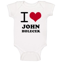 John Holecek Buffalo New York Football Sports I Heart Love Baby One Pi John Holecek Buffalo New York Football Sports I Heart Love Baby One Pi