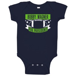 Bobby Wagner For President Seattle Football Player Funny Political Sat Bobby Wagner For President Seattle Football Player Funny Political Sat