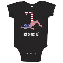 Clint Dempsey Usa Fw Black Football Soccer World Cup Baby One Piece Clint Dempsey Usa Fw Black Football Soccer World Cup Baby One Piece