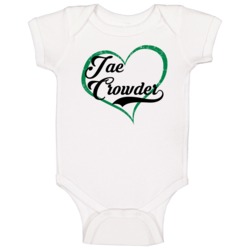 Jae Crowder Love Heart Fan Boston Basketball Baby One Piece Jae Crowder Love Heart Fan Boston Basketball Baby One Piece