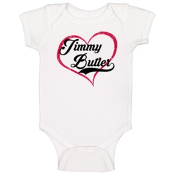 Jimmy Butler Love Heart Fan Chicago Basketball Baby One Piece Jimmy Butler Love Heart Fan Chicago Basketball Baby One Piece