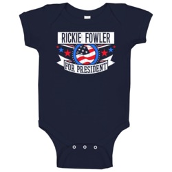 Rickie Fowler For President Football Olympics Sports Baby One Piece Rickie Fowler For President Football Olympics Sports Baby One Piece
