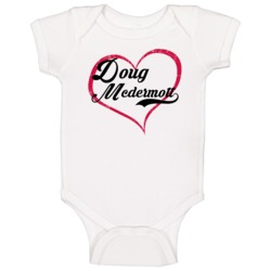 Doug Mcdermott Love Heart Fan Chicago Basketball Baby One Piece Doug Mcdermott Love Heart Fan Chicago Basketball Baby One Piece
