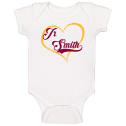 Jr Smith Love Heart Fan Cleveland Basketball Baby One Piece Jr Smith Love Heart Fan Cleveland Basketball Baby One Piece