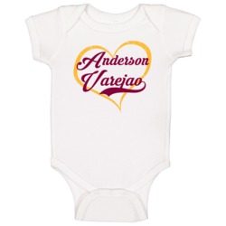 Anderson Varejao Love Heart Fan Cleveland Basketball Baby One Piece Anderson Varejao Love Heart Fan Cleveland Basketball Baby One Piece