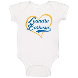Leandro Barbosa Love Heart Fan Golden State Basketball Baby One Piece Leandro Barbosa Love Heart Fan Golden State Basketball Baby One Piece