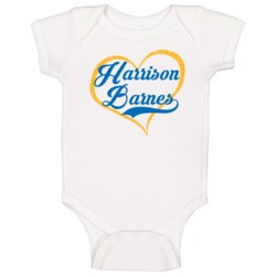 Harrison Barnes Love Heart Fan Golden State Basketball Baby One Piece Harrison Barnes Love Heart Fan Golden State Basketball Baby One Piece