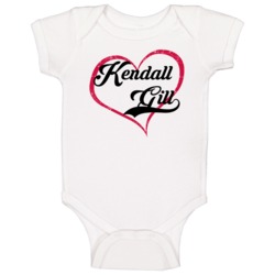 Kendall Gill Love Heart Fan Chicago Basketball Baby One Piece Kendall Gill Love Heart Fan Chicago Basketball Baby One Piece