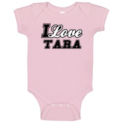 Tara Love Heart Cool Athletic Theme Custom Name Valentines Gift Baby O Tara Love Heart Cool Athletic Theme Custom Name Valentines Gift Baby O