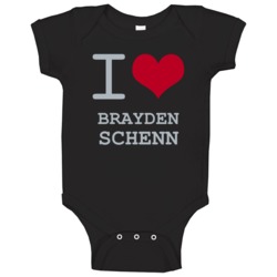 Brayden Schenn I Love Heart Basketball Hockey Baseball Football Baby O Brayden Schenn I Love Heart Basketball Hockey Baseball Football Baby O